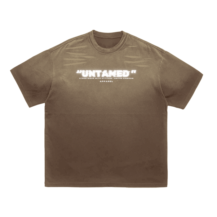 UNTAMED "GYM" - Tiger Stripes Dyed Gradient Tee