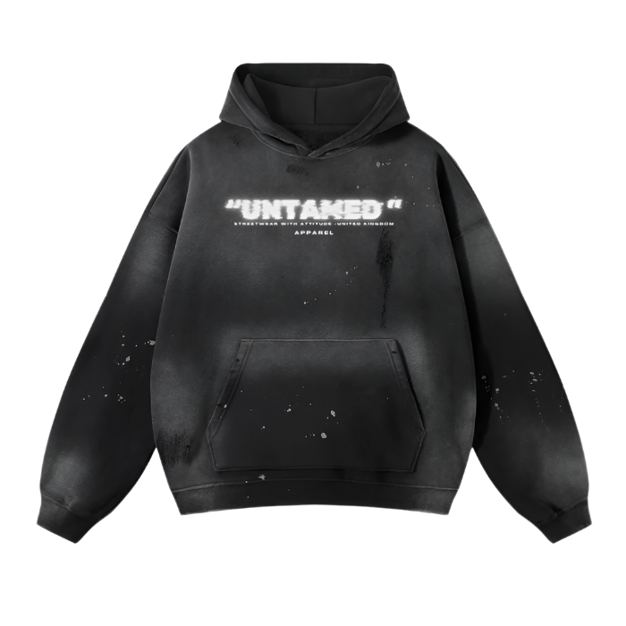 UNTAMED "LOGO" - Vintage Fleece Hoodie