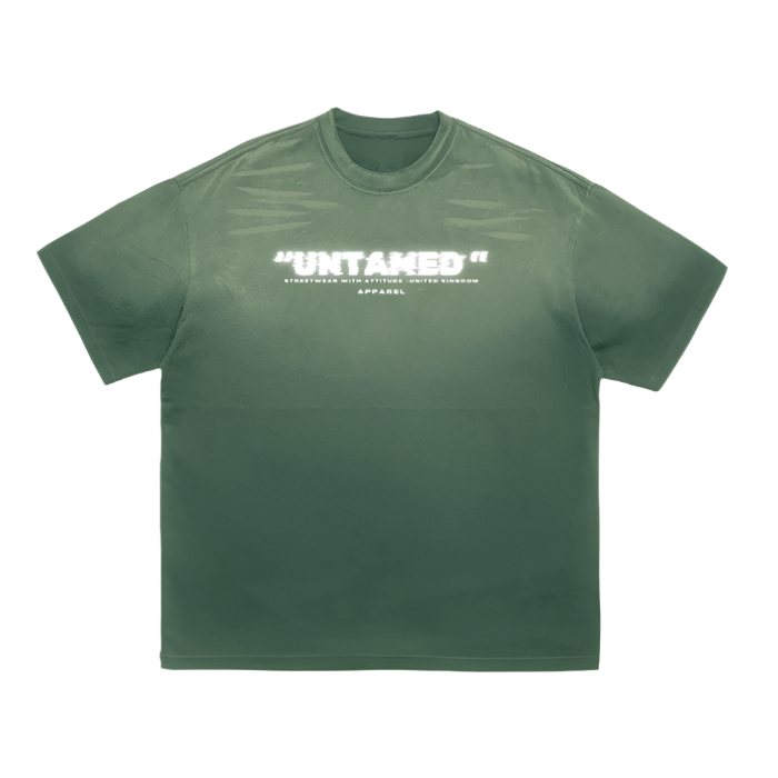 UNTAMED "GYM" - Tiger Stripes Dyed Gradient Tee